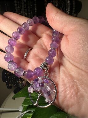 B11 Amethyst Tree of life crystal